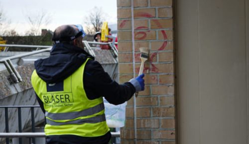 Graffiti Entfernung in Hamburg am Bahnhof